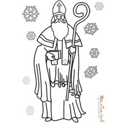 Saint Nicolas sous la neige