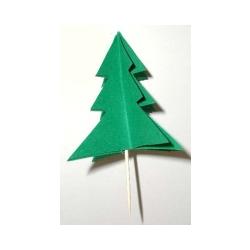 Sapin en papier pour la d&eacute;coration