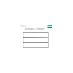 Coloriage du drapeau du Sierra Léone