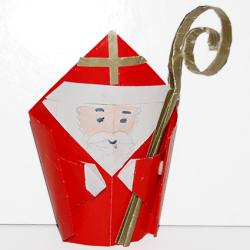 saint nicolas papier origami