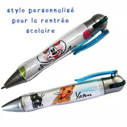 Stylo personnalisé pour la rentrée scolaire