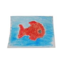 tableau poisson rouge