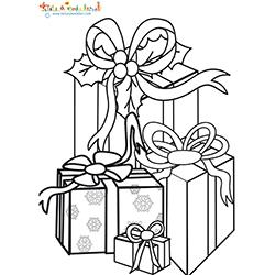 Tas de cadeaux pour Noël