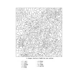 Jeux de coloriages numérotés, des coloriages cachés gratuits
