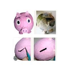 Tirelire cochon rose