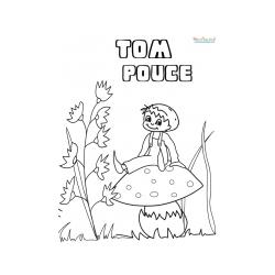 Tom Pouce sur le champignon