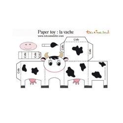 Les modèles de paper toy à imprimer. Il suffit d'imprimer le modèle ou gabarit directement sur une feuille de papier épais, de le plier et  de le coller pour obtenir un petit jouet de papier. Tous les