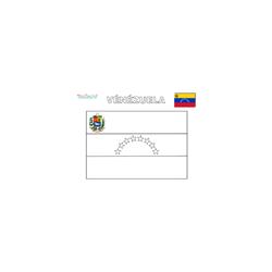 Coloriage du drapeau du Venezuela