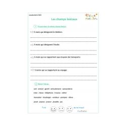 Vocabulaire : exercices de soutien scolaire pour les enfants en CM2