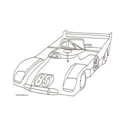 Des coloriages de voitures de courses à imprimer pour les enfants. Des sportives, des Formules 1, retrouvez tout type de voitures de course. Des dessins de voiture de course à colorier aux crayons de 