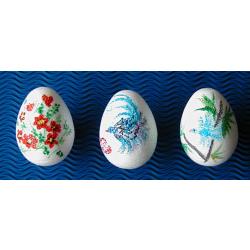 Oeufs de Pâques peints à la chinoise
