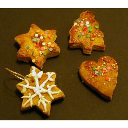 Décorations de noël en pain d'épices