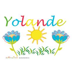 prénom yolande