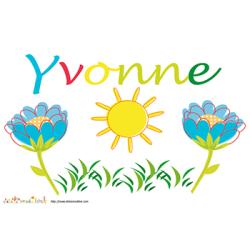 prénom yvonne