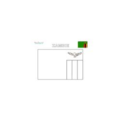Coloriage du drapeau de la Zambie