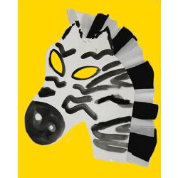 Masque de zèbre de Céline