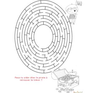 Labyrinthe d’Alex le pirate