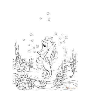 Voici un coloriage d'été sur le thème des vacances à la mer. Un dessin à imprimer pour les amoureux de la saison estivale.