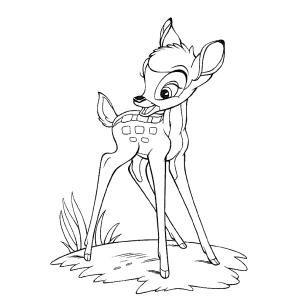 Coloriage Bambi gratuit