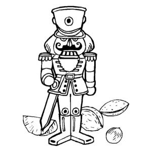 Coloriage Casse-noisette facile