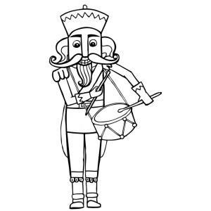 Coloriage Casse-noisette maternelle