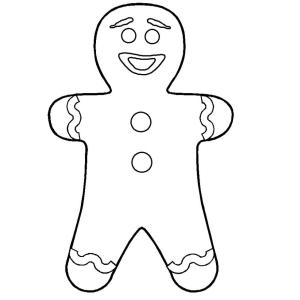 Coloriage de Gingy Shrek