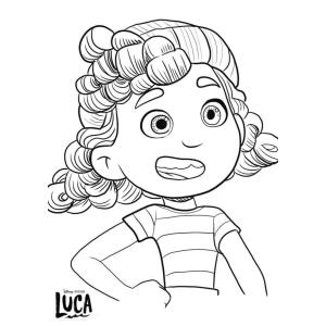 Coloriage de Giulia 