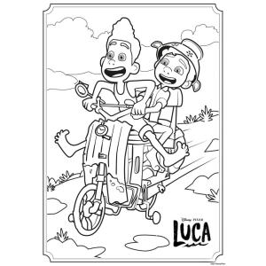 Coloriage de Luca 