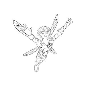 Retrouvez un coloriage de MO et imprimez un dessin gratuitement pour tous les petits amoureux de la série et du film MIA et moi. Page 04