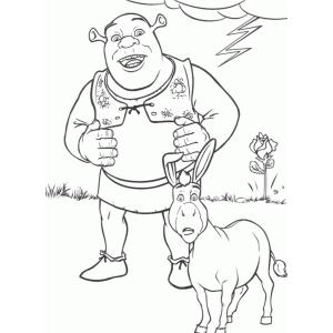 Coloriage de Shrek 