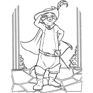 Coloriage du Chat Potté 