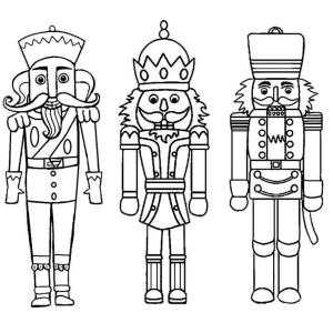Coloriage du héros Casse Noisette