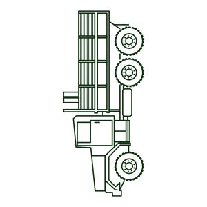 Coloriage d'un camion militaire