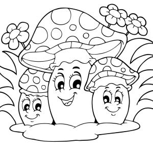 Voici un coloriage d'un champignon à imprimer gratuitement. Un joli dessin à colorier sur le thème de l'automne et de la nature. Modèle 02