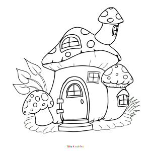 Voici un coloriage d'un champignon à imprimer gratuitement. Un joli dessin à colorier sur le thème de l'automne et de la nature. Modèle 03