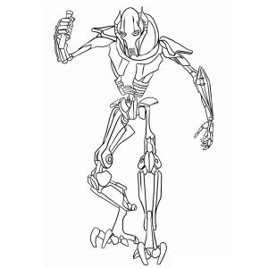 Coloriage grievous