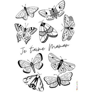 Retrouvez un coloriage "je t'aime maman" gratuit et imprimez un dessin aux enfants qui veulent dire je t'aime à leur maman pour la Fête des Mères ou leur anniversaire