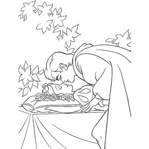 Coloriage La Belle au bois Dormant  #4
