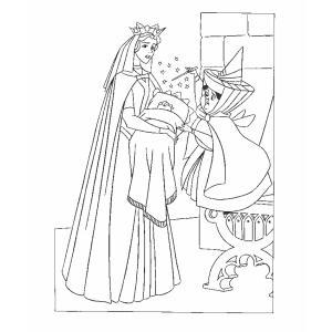 Coloriage La Belle au bois Dormant  #5
