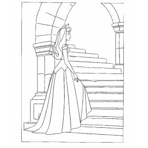 Coloriage La Belle au bois Dormant  #8