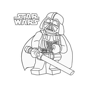 Coloriage Lego Star Wars
