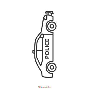 Coloriage Police à Imprimer