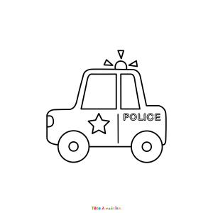 Coloriage Police Facile