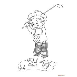 Coloriage sport : un dessin à imprimer avec des enfants sportifs. Un coloriage gratuit pour les petits amoureux du sport - Page 3