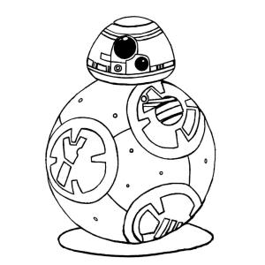 Coloriage Star Wars BB-8