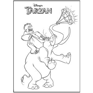 Coloriage Tarzan officiel
