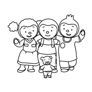 Coloriage Tchoupi à imprimer