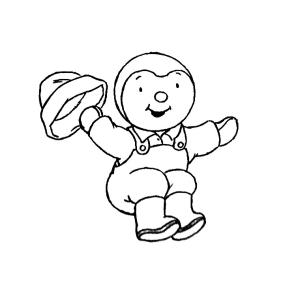 Coloriage Tchoupi gratuit