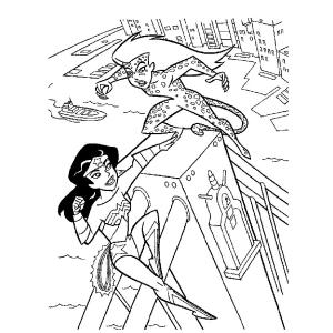 Coloriage Wonder Woman #5