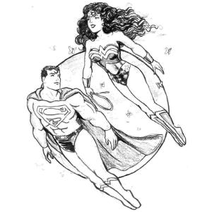 Coloriage Wonder Woman #7